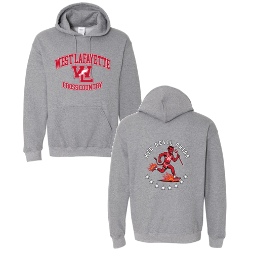 Gildan Heavy Blend Hooded Sweatshirt -- Graphite Heather