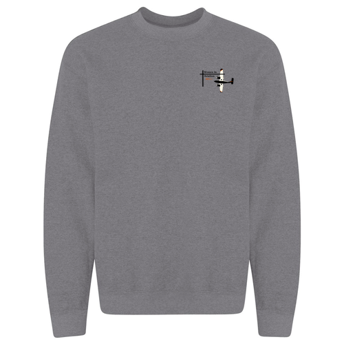 Gildan Heavy Blend Crew Neck Sweatshirt -- Graphite Heather