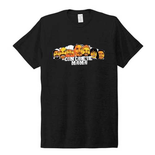 FC Faces Allmade Unisex Tri-Blend Tee -- Deep Black