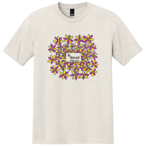 District Made Mens Perfect Tri Crew Tee -- Oatmeal Heather