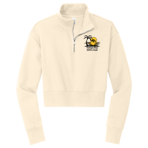 District  Women's V.I.T. Fleece 1/2-Zip -- Gardenia