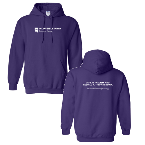 Gildan Heavy Blend Hooded Sweatshirt -- Purple