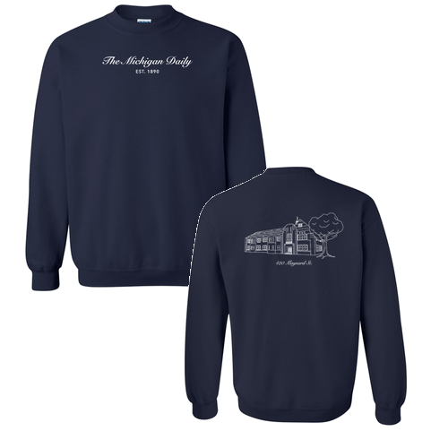 Gildan Heavy Blend Crewneck Sweatshirt -- Navy