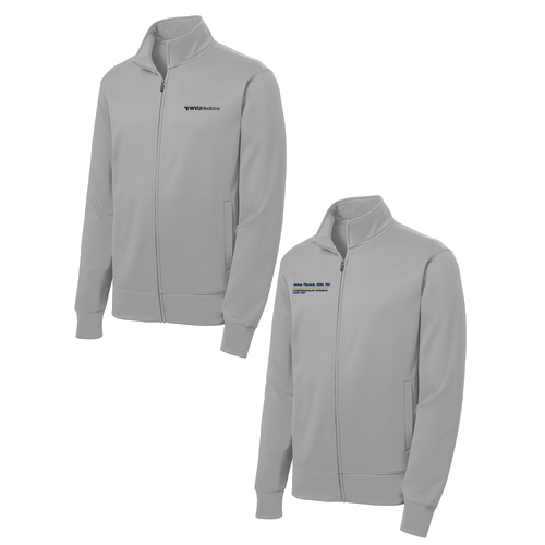 Sport-Tek Sport-Wick Fleece Full-Zip Jacket -- Silver