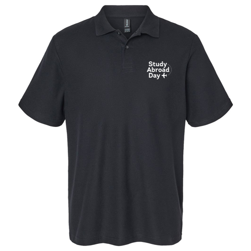 Gildan Adult Softstyle Pique Polo Black