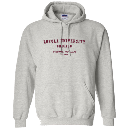 School Of Law Hooded Sweatshirt -- Ash