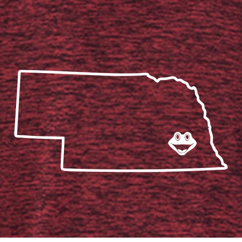 District Made Mens Perfect Blend Tee -- Red Fleck