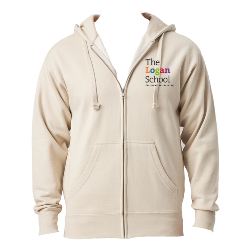 Cotton Heritage Premium Full Zip Hoodie -- Bone