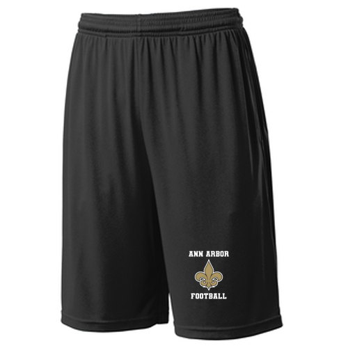 Mens/Unisex  Sport-Tek PosiCharge Competitor Pocketed Short -- Black