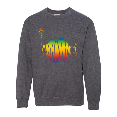 Gildan Heavy Blend Youth Crew Neck Sweatshirt -- Dark Heather