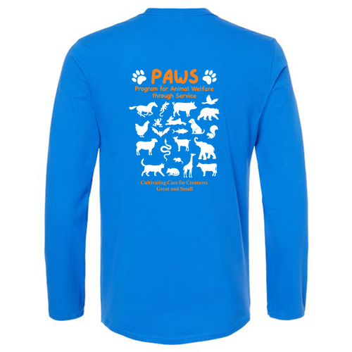 Gildan Softstyle Longsleeve T Shirt -- Fan Deep Royal