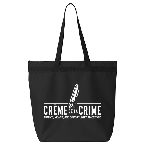 Liberty Bags Large Tote with Zipper -- Black