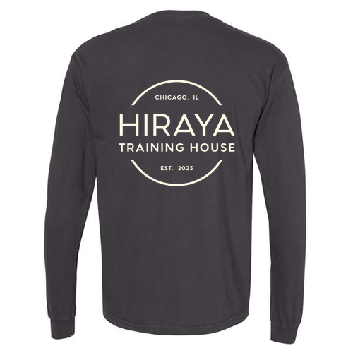 Hiraya Classic Logo Long Sleeve Tee -- Graphite