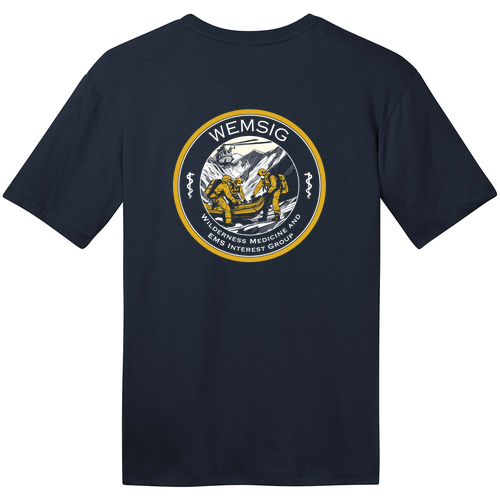 District Made Men's Perfect Weight Crew Tee -- New Navy