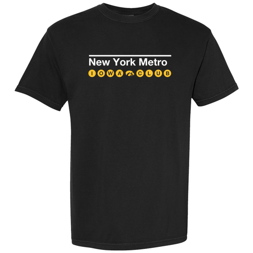 Subway Sign Comfort Colors Heavyweight Adult T-Shirt -- Black