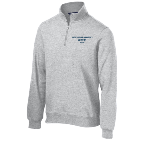 Sport Tek Quarter Zip Sweatshirt -- Athletic Heather