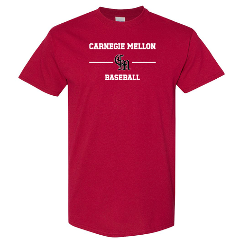 Carnegie Mellon Baseball T-Shirt -- Cardinal