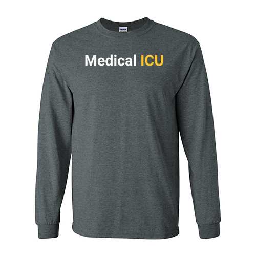 Gildan Ultra Cotton Longsleeve Basic T-Shirt -- Dark Heather