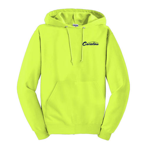 Jerzees 8 oz 50/50 Nublend Adult Hooded Sweatshirt -- Safety Green