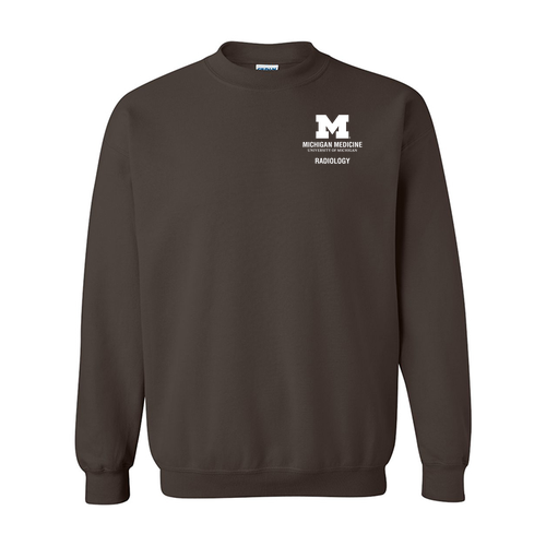 Mens/Unisex Gildan Heavy Blend Crew Neck Sweatshirt -- Dark Chocolate