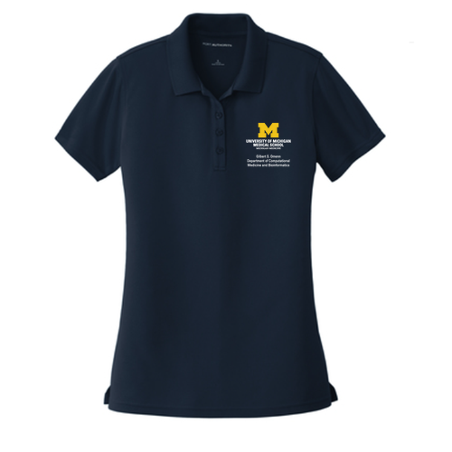 Ladies Dry Zone UV Micro Mesh Polo -- River Blue Navy