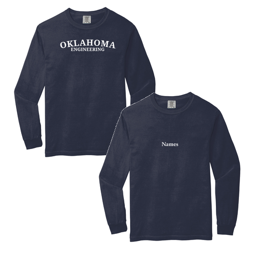 Comfort Colors Ringspun Long Sleeve Tee -- Navy