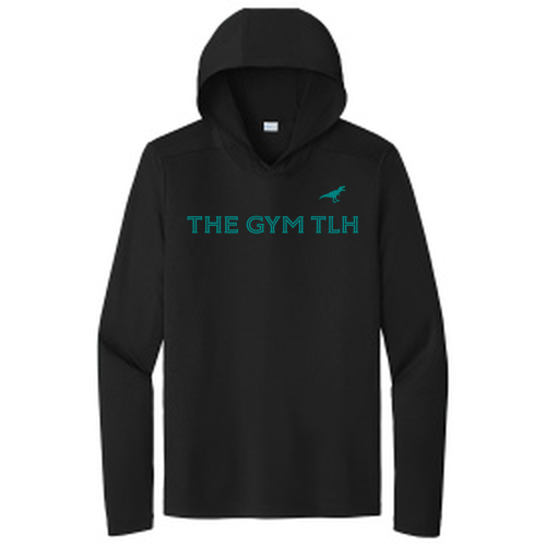 Sport-Tek Posi-UV Pro Long Sleeve Hoodie -- Black