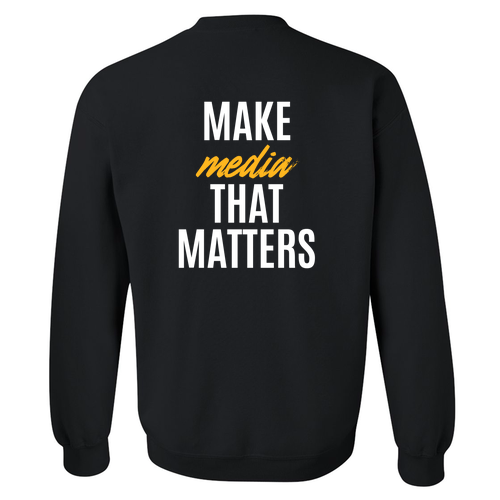 Gildan Heavy Blend Crew Neck Sweatshirt -- Black