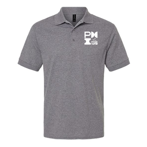 Gildan DryBlend Jersey Polo -- Graphite Heather