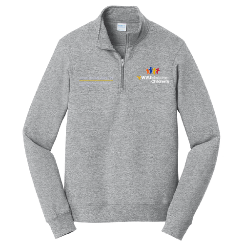 Port & Company Fan Favorite Fleece Quarter Zip -- Athletic Heather
