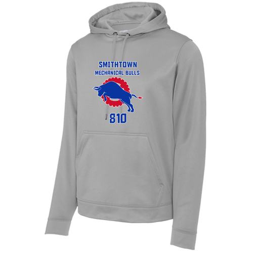 Sport-Tek Fleece Hooded Pullover -- Silver