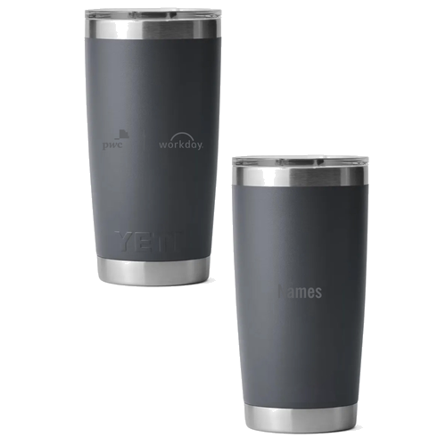 Laser Engraved YETI 20 oz Rambler Tumbler