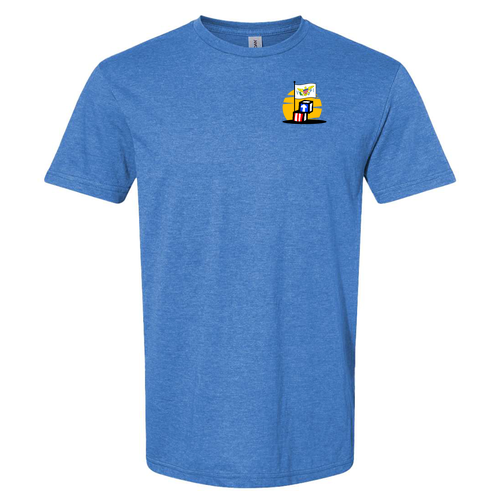 Gildan Softstyle CVC T-Shirt -- Carolina Blue Mis