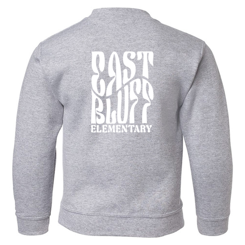 Gildan Heavy Blend Youth Crew Neck Sweatshirt -- Sport Grey