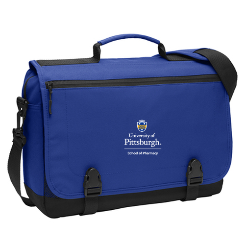 Port Authority Messenger Briefcase -- Twilight Blue