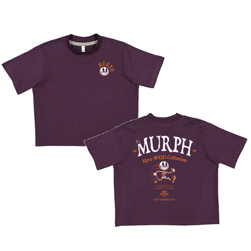 Murph Ladies' Boxy Tee -- Plum