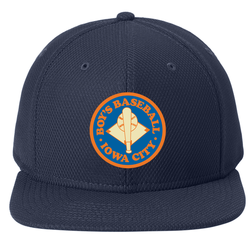 New Era Original Fit Diamond Era Flat Bill Snapback Hat -- True Navy