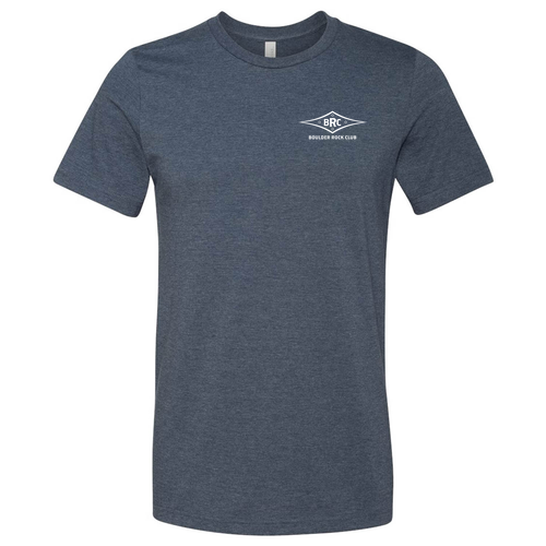 Bella Canvas Unisex Heather CVC T-Shirt -- Heather Navy