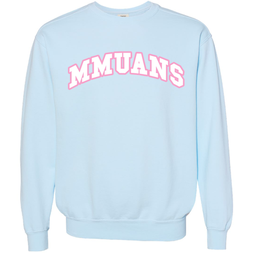 Comfort Colors Adult Crewneck Sweatshirt -- Chambray -- MMUANS
