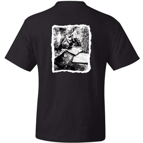 Hanes Beefy-T Black T-Shirt