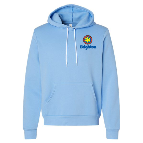 Brighton Logo 2 Full color -- Pullover Hooded Sweatshirt Carolina Blue