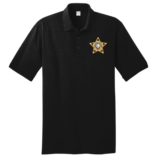 Port & Company Core Blend Jersey Knit Polo -- Jet Black