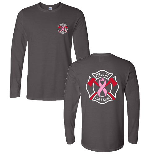 Gildan Softstyle Longsleeve T Shirt -- Charcoal