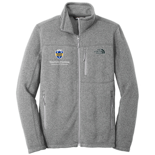 The North Face Sweater Fleece Jacket -- Medium Grey Heather