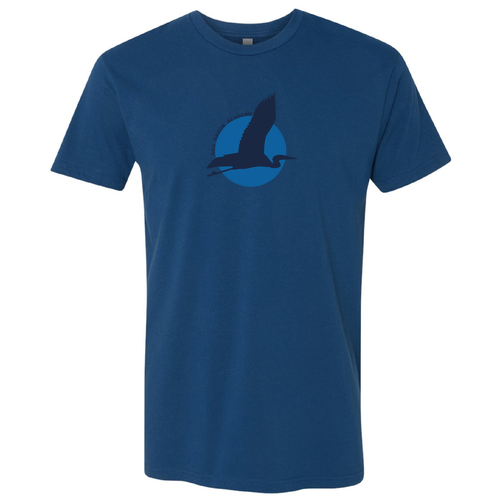 Next Level Fitted Short Sleeve Tee -- Cool Blue