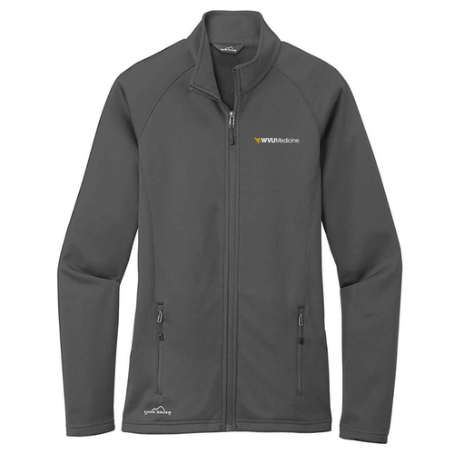 Eddie Bauer Ladies Smooth Fleece Base Layer Full-Zip -- Iron Gate