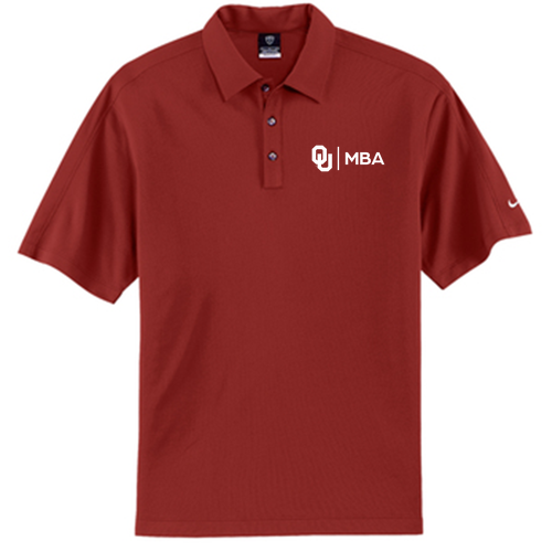 Nike Tech Sport Dri Fit Polo Shirt Embroidered -- Team Red