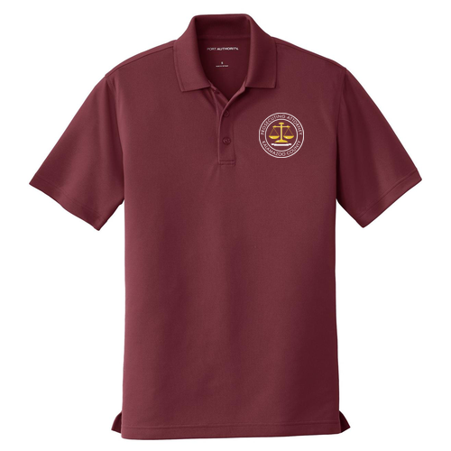 Port Authority Dry Zone UV Micro Mesh Polo -- Burgundy