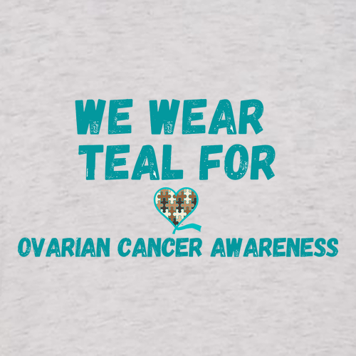 We Wear Teal -- 3/4 Sleeve Raglan