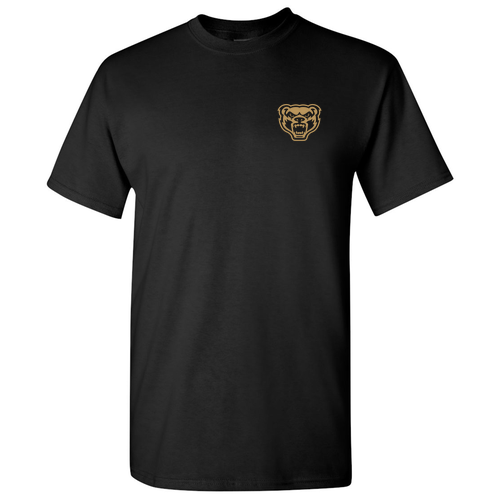 Gildan Heavy Cotton Basic T-Shirt Black Logo only